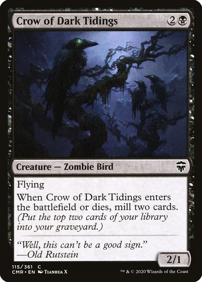 Crow of Dark Tidings, Commander Legends · 115/361