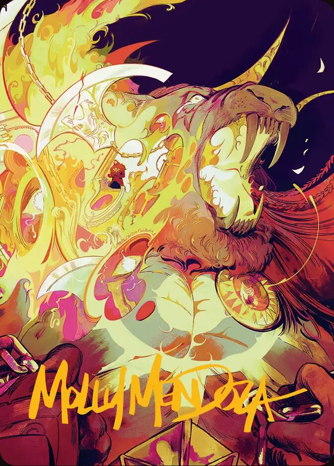 Ajani's Anguish // Ajani's Anguish, Reality Fracture Art Series · 0048