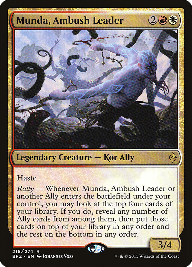 Munda, Ambush Leader, Battle for Zendikar · 215/274