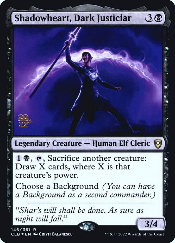 Shadowheart, Dark Justiciar, Battle for Baldur's Gate Promos · 146/361