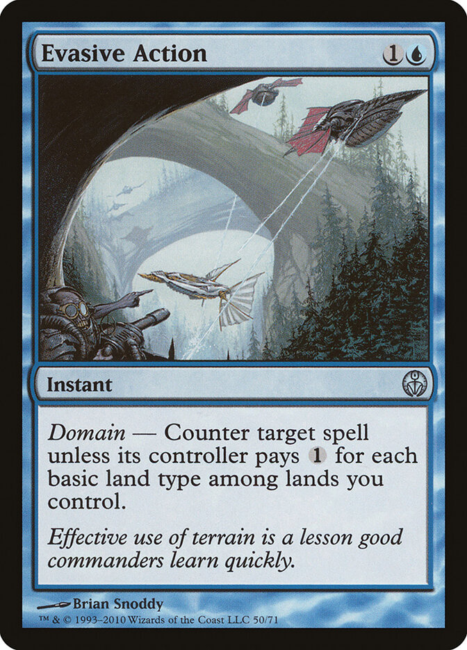 Evasive Action, Duel Decks: Phyrexia vs. the Coalition · 50/71