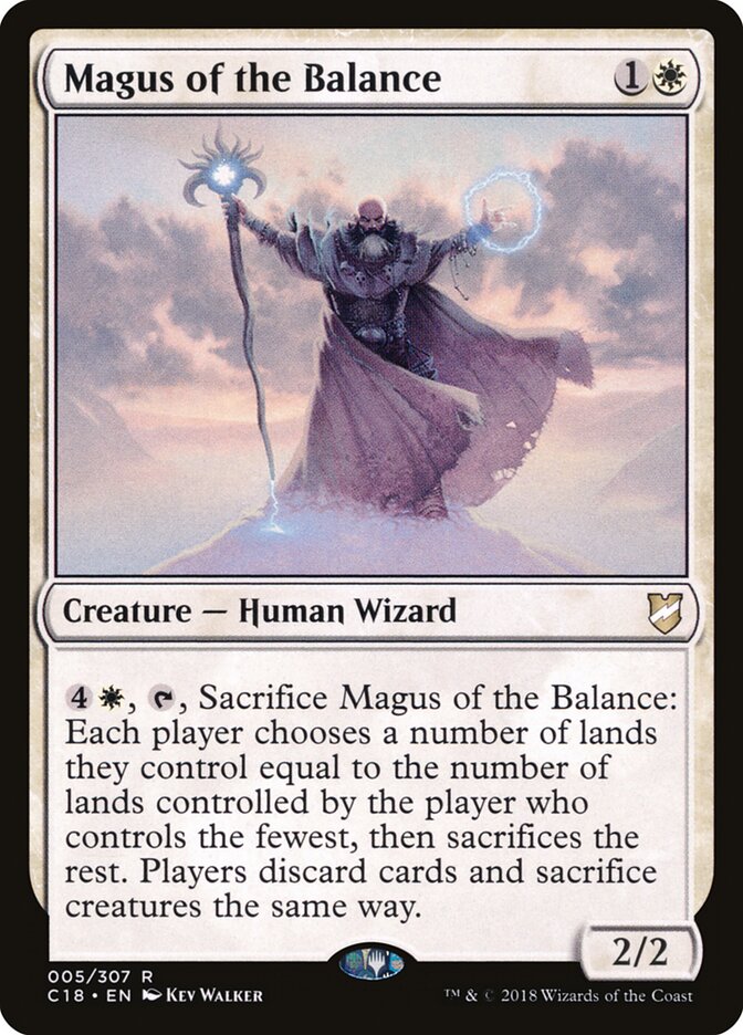 Magus of the Balance, Commander 2018 · 005/307