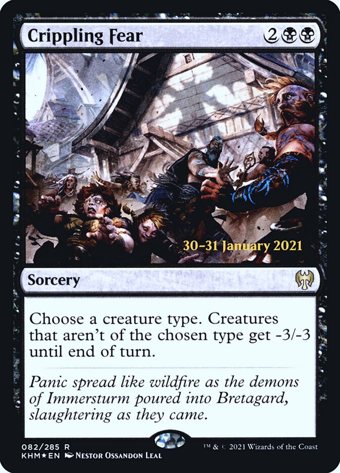 Crippling Fear, Kaldheim Promos · 082/285