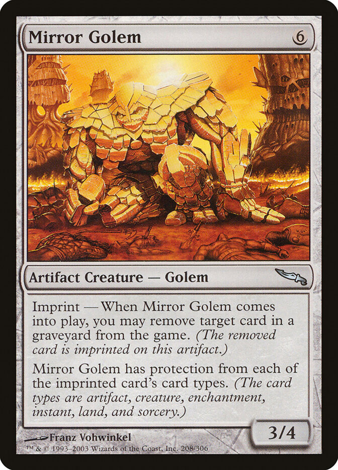 Mirror Golem, Mirrodin · 208/306