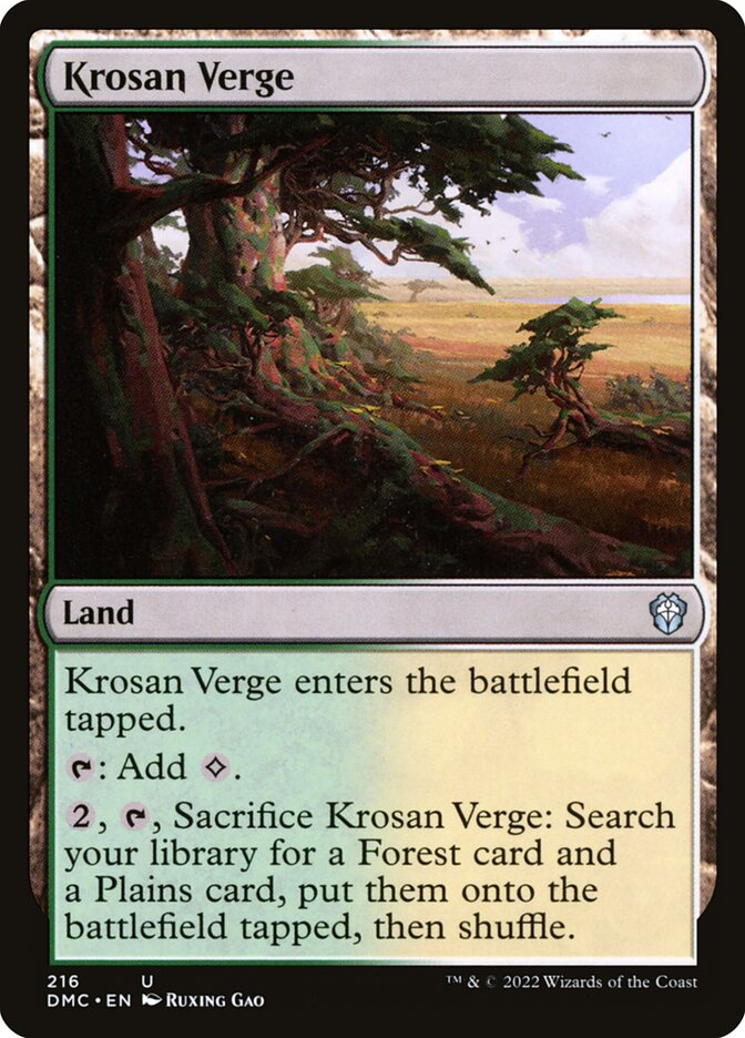 Krosan Verge, Dominaria United Commander · 216
