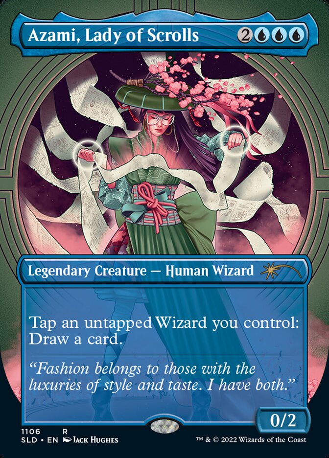 Azami, Lady of Scrolls, Secret Lair Drop · 1106