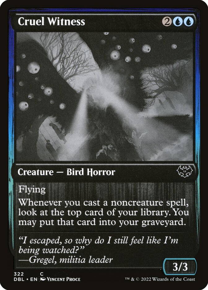 Cruel Witness, Innistrad: Double Feature · 322/534