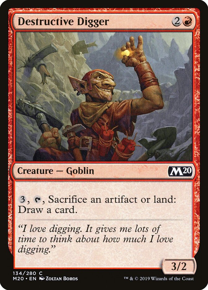 Destructive Digger, Core Set 2020 · 134/280