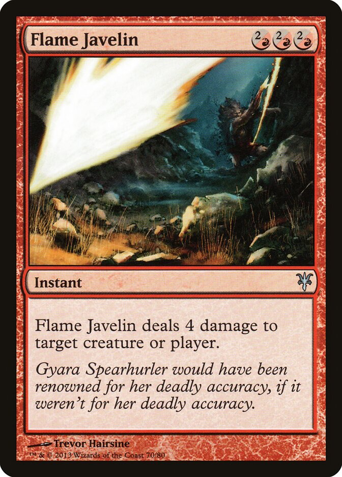 Flame Javelin, Duel Decks: Sorin vs. Tibalt · 70/80