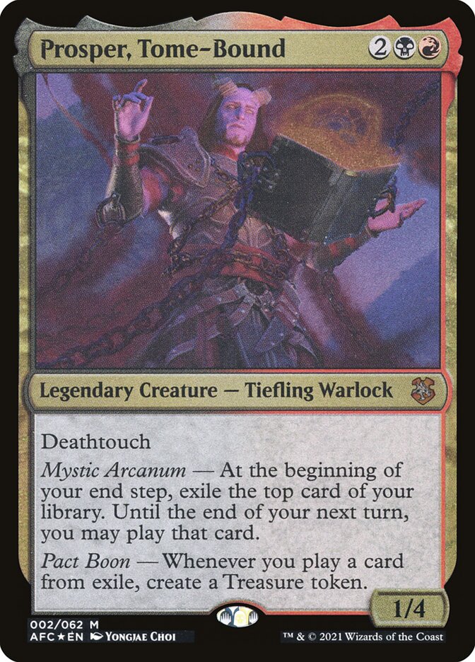 Prosper, Tome-Bound, Forgotten Realms Commander Display Commanders · 002/004