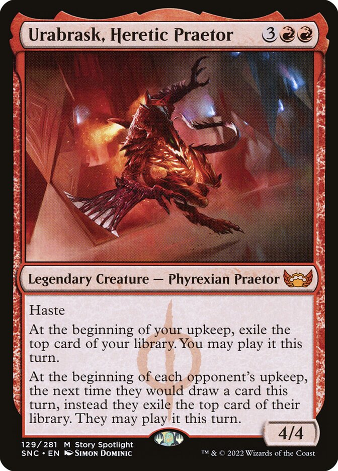 Urabrask, Heretic Praetor, Streets of New Capenna · 129/281