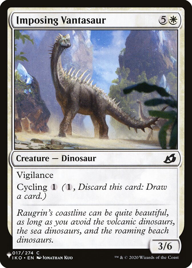 Imposing Vantasaur, The List · iko-17