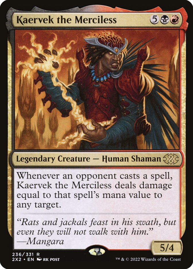 Kaervek the Merciless, Double Masters 2022 · 236/331