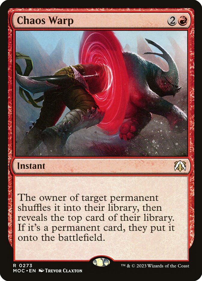 Chaos Warp, March of the Machine Commander · 0273