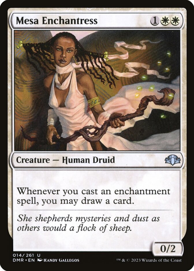 Mesa Enchantress, Dominaria Remastered · 014/261