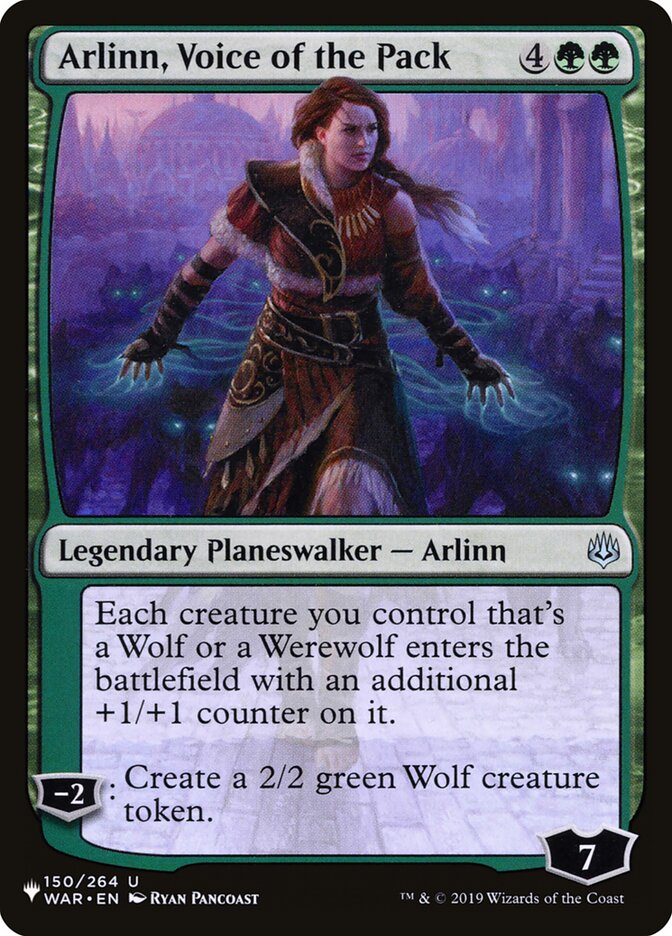 Arlinn, Voice of the Pack, The List · war-150