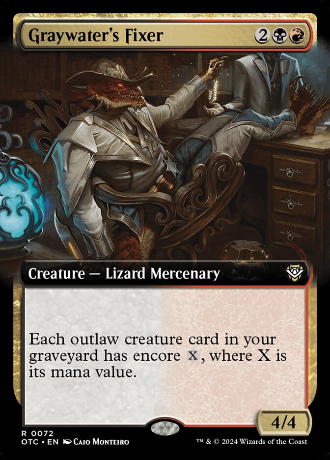 Graywater's Fixer, Outlaws of Thunder Junction Commander · 0072
