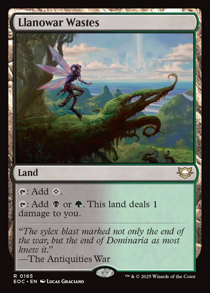 Llanowar Wastes, Edge of Eternities Commander · 0165
