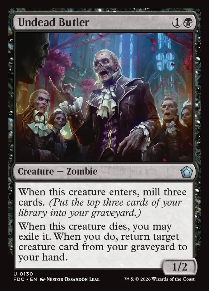 Undead Butler, Foundations Commander · 0130