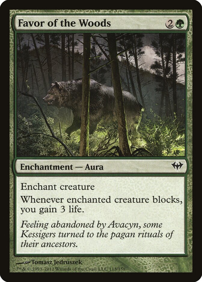 Favor of the Woods, Dark Ascension · 113/158