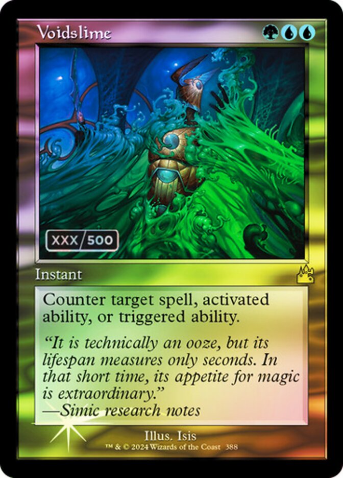 Voidslime, Ravnica Remastered · 388z