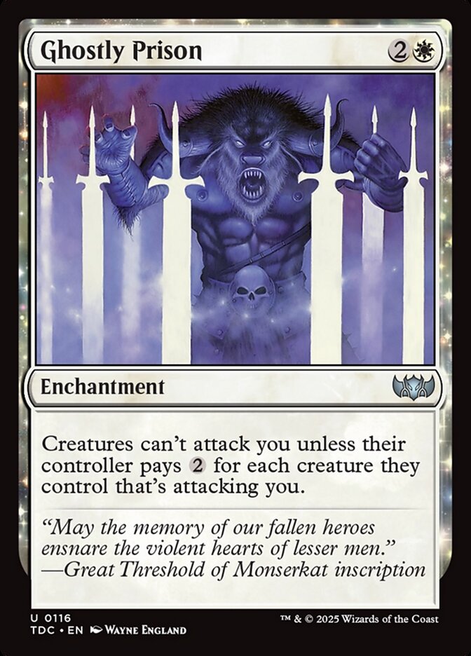 Ghostly Prison, Tarkir: Dragonstorm Commander · 0116