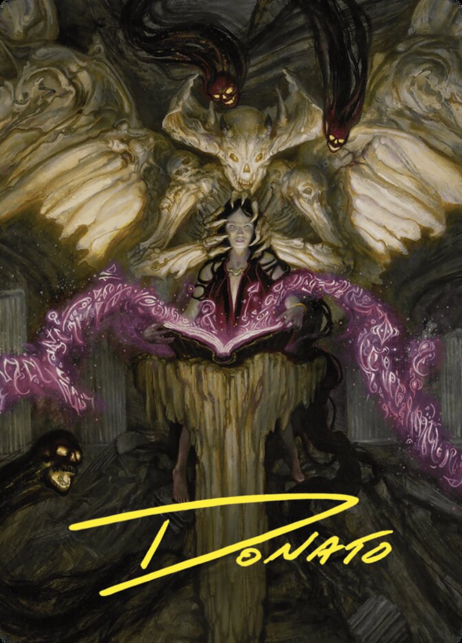 Demonic Tutor // Demonic Tutor, Commander Masters Art Series · 0064