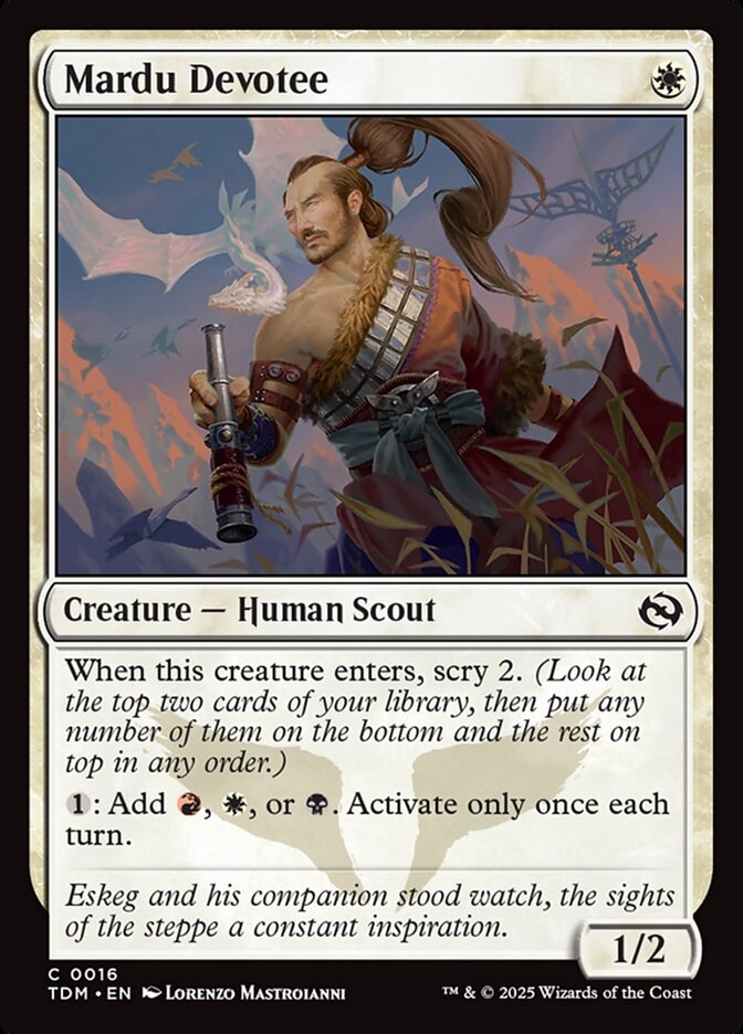 Mardu Devotee, Tarkir: Dragonstorm · 0016