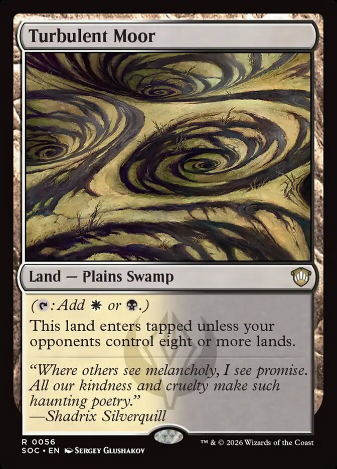 Turbulent Moor, Secrets of Strixhaven Commander · 0056