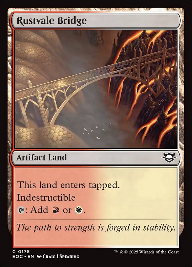 Rustvale Bridge, Edge of Eternities Commander · 0175