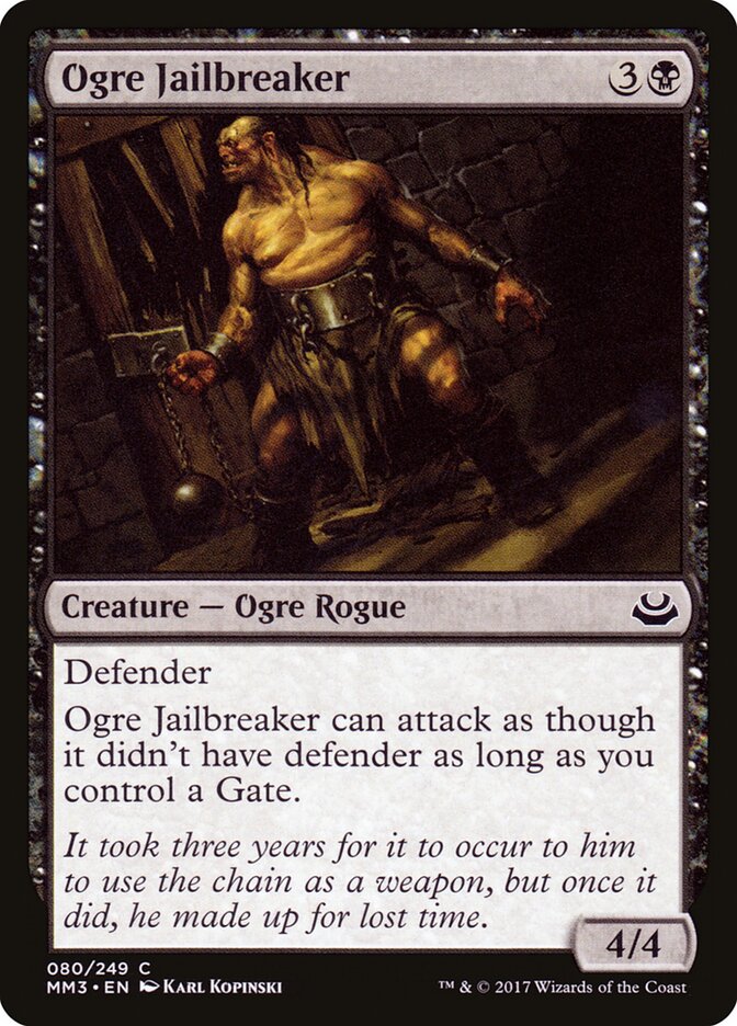 Ogre Jailbreaker, Modern Masters 2017 · 080/249