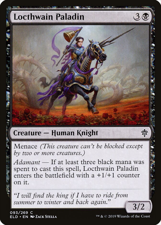 Locthwain Paladin, Throne of Eldraine · 093/269