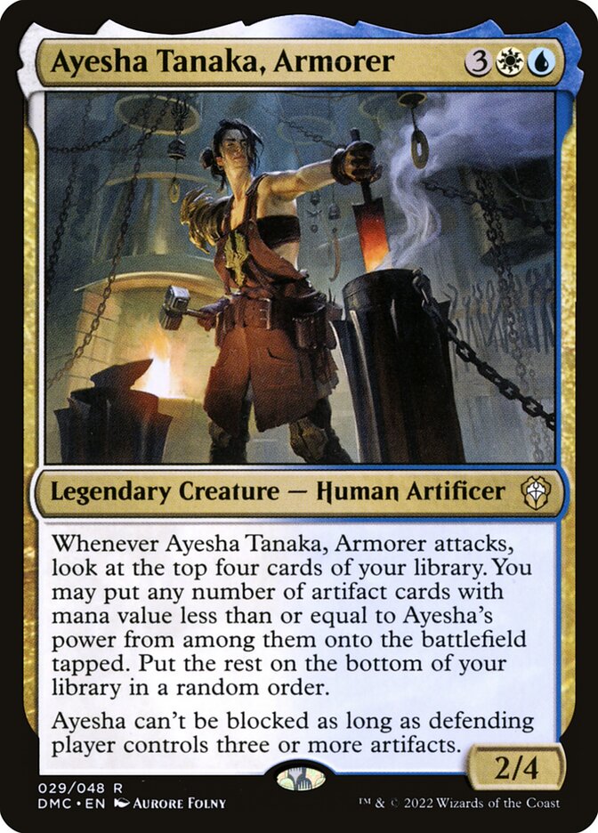 Ayesha Tanaka, Armorer, Dominaria United Commander · 029/050