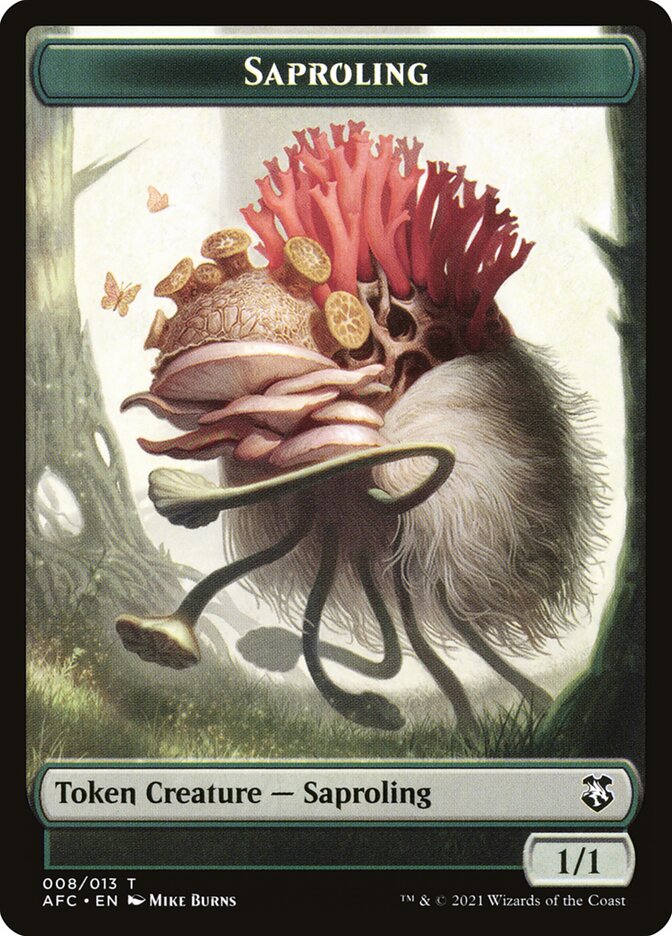 Saproling, Forgotten Realms Commander Tokens · 008