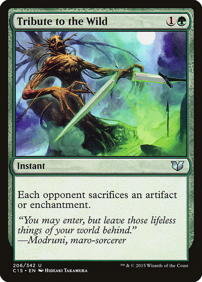 Tribute to the Wild, Commander 2015 · 206/342