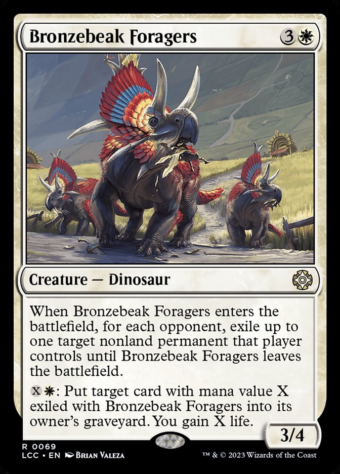 Bronzebeak Foragers, The Lost Caverns of Ixalan Commander · 0069