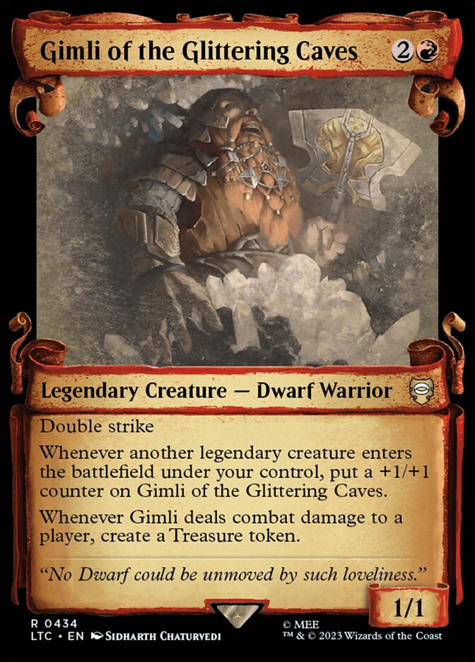 Gimli of the Glittering Caves, Tales of Middle-earth Commander · 0434