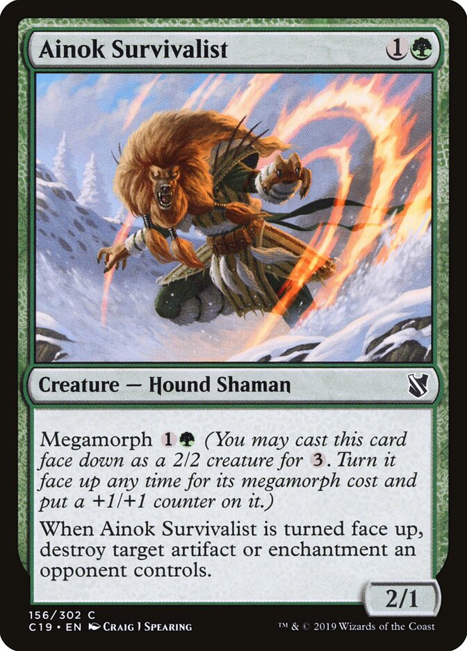Ainok Survivalist, Commander 2019 · 156/302