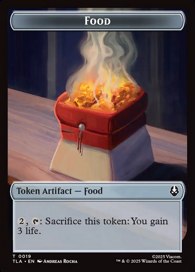 Food, Avatar: The Last Airbender Tokens · 0019
