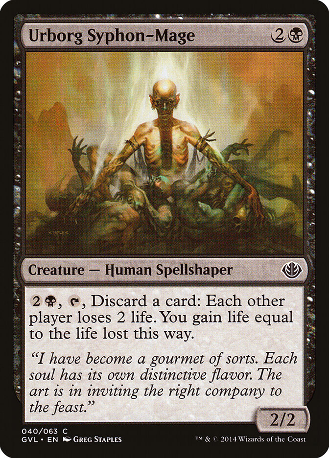 Urborg Syphon-Mage, Duel Decks Anthology: Garruk vs. Liliana · 040/063