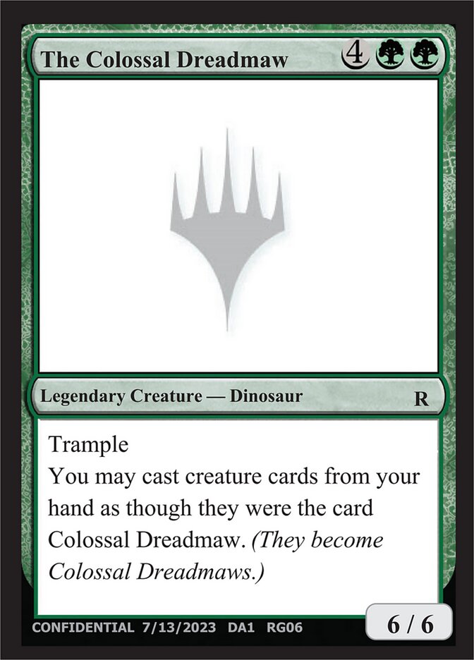 The Colossal Dreadmaw, Unknown Event · rg06b