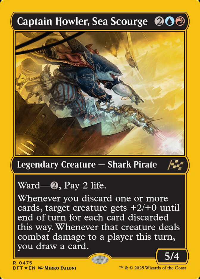 Captain Howler, Sea Scourge, Aetherdrift · 0475