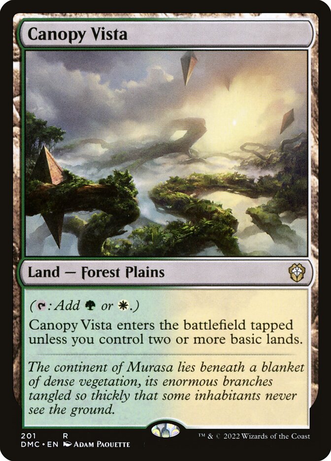 Canopy Vista, Dominaria United Commander · 201