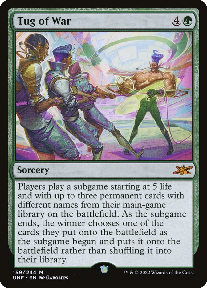 Tug of War, Unfinity · 159/244