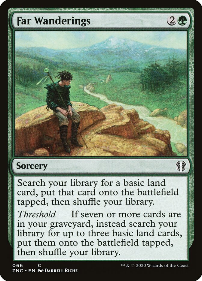 Far Wanderings, Zendikar Rising Commander · 066