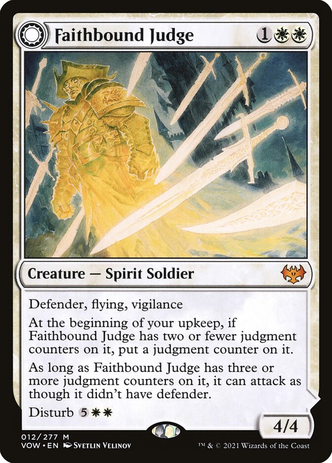 Faithbound Judge // Sinner's Judgment, Innistrad: Crimson Vow · 012/277