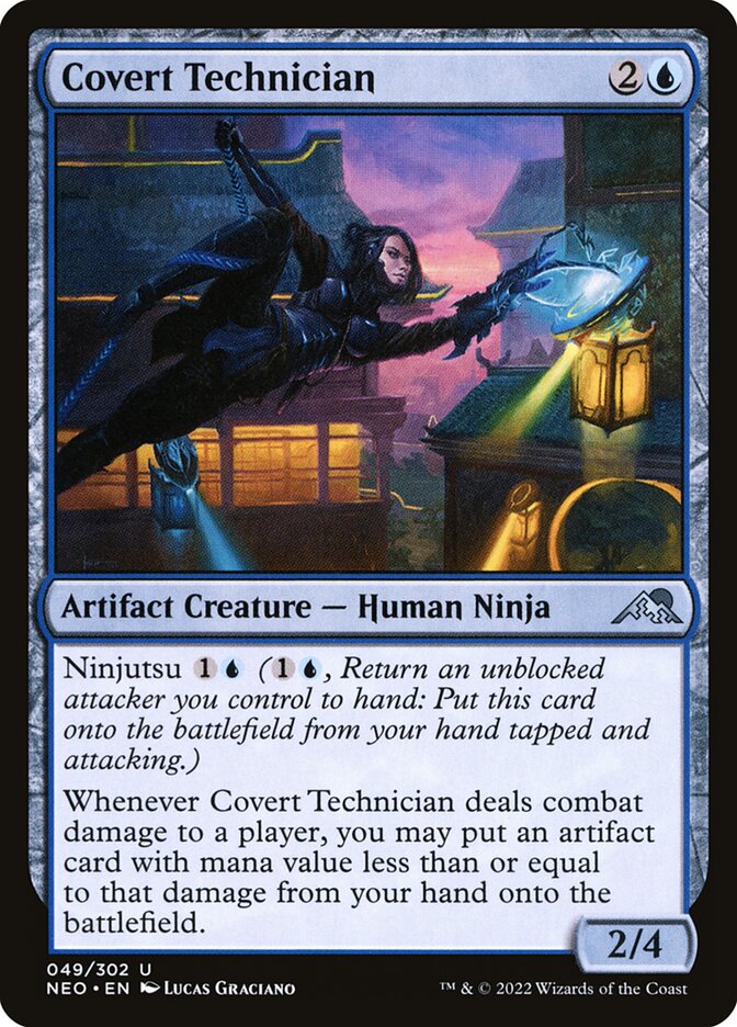 Covert Technician, Kamigawa: Neon Dynasty · 049/302