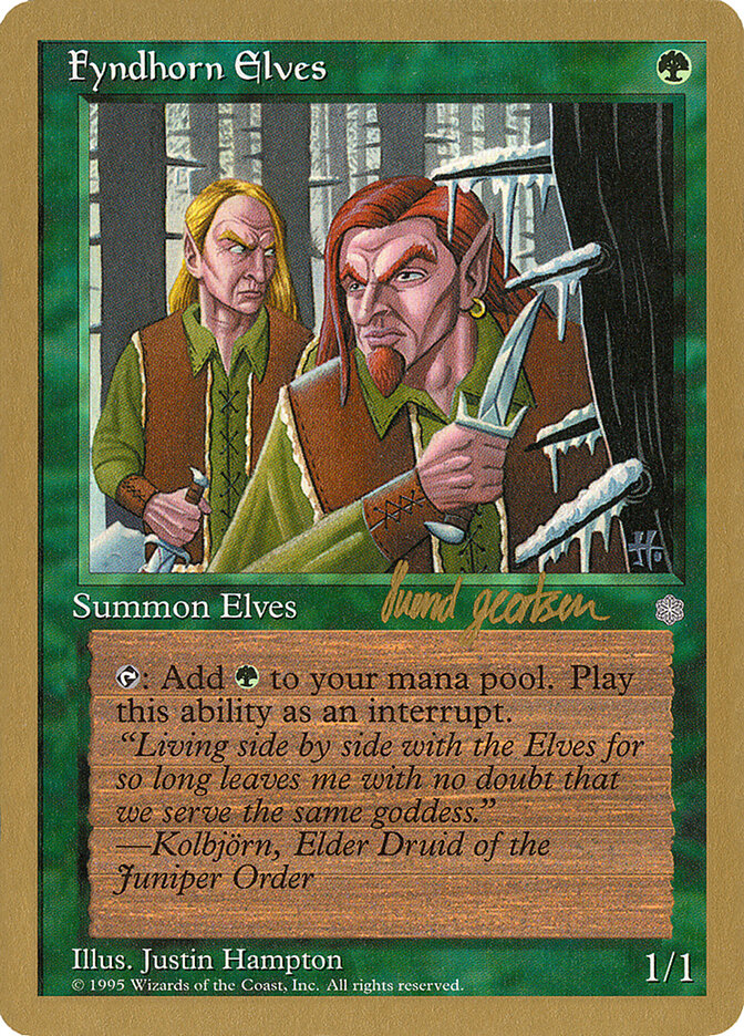 Fyndhorn Elves, World Championship Decks 1997 · sg244