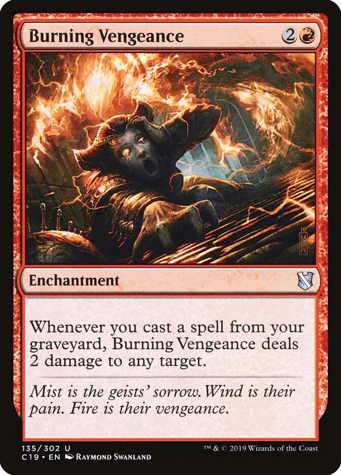 Burning Vengeance, Commander 2019 · 135/302
