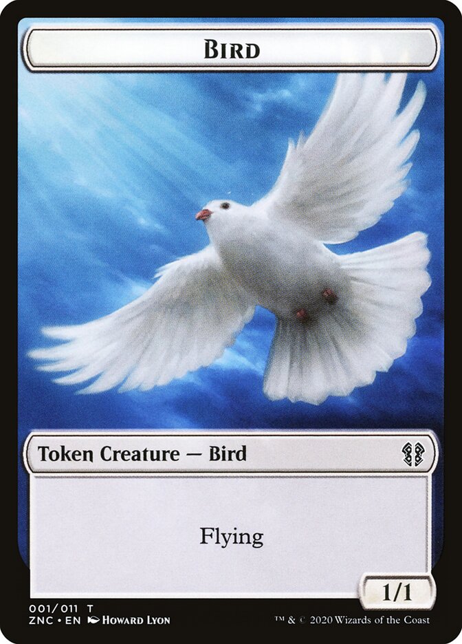 Bird, Zendikar Rising Commander Tokens · 001
